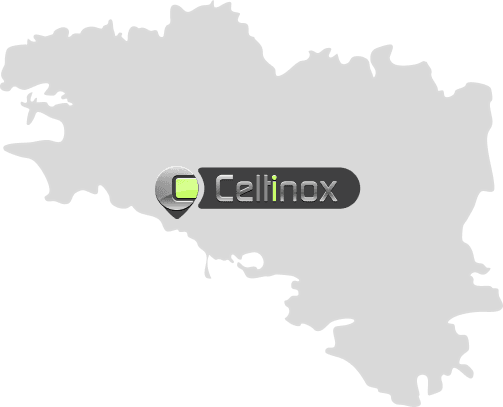 Carte de la Bretagne indiquant la localisation de l'atelier Celtinox