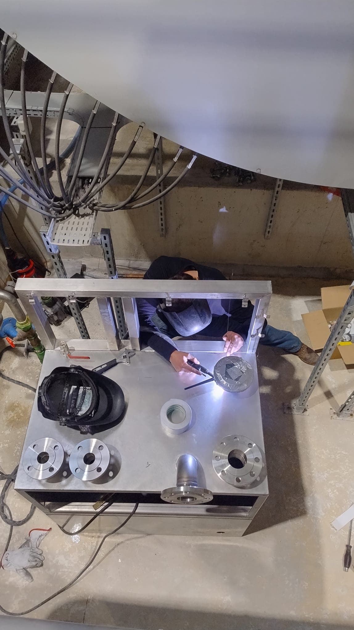 Soudage TIG inox en déplacement